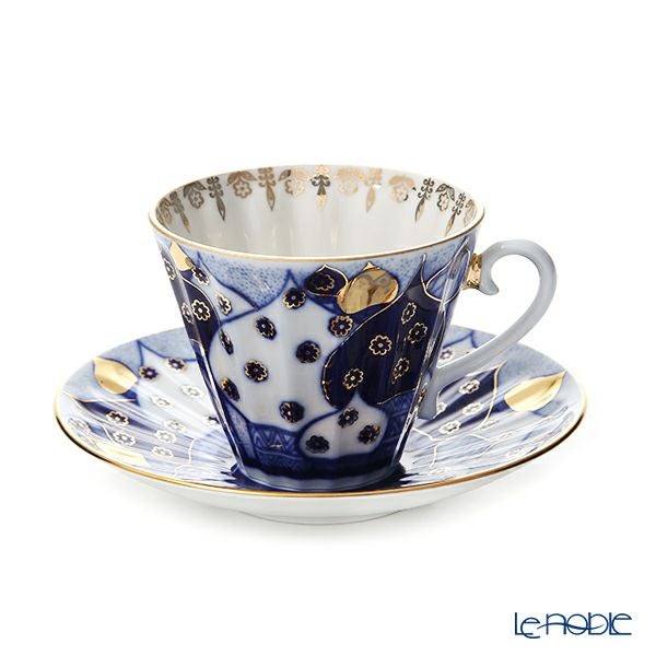 ロシア食器 インペリアル・ポーセリン ロシアンドームズ ティーカップ＆ソーサー 250ml （ラジアル）