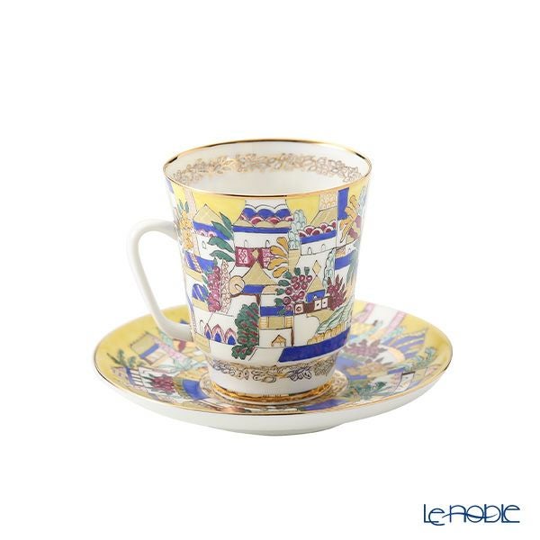 ロシア食器 インペリアル・ポーセリン ホワイトハウス ティーカップ＆ソーサー（メイ） 165ml