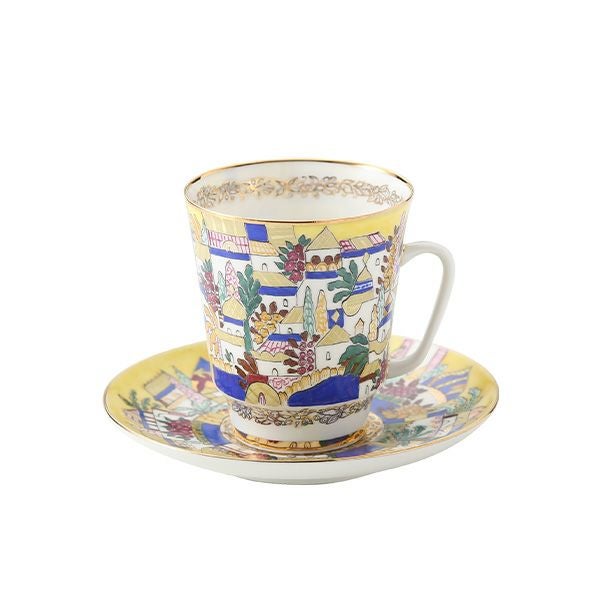 ロシア食器 インペリアル・ポーセリン ホワイトハウス ティーカップ＆ソーサー（メイ） 165ml