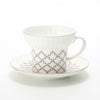 ロシア食器 インペリアル・ポーセリン ローズネット ティーカップ＆ソーサー 155ml