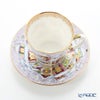 ロシア食器 インペリアル・ポーセリン ウインターデイ デミタスカップ＆ソーサー 80ml