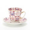 ロシア食器 インペリアル・ポーセリン ローズ デミタスカップ＆ソーサー 80ml