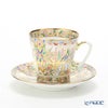 ロシア食器 インペリアル・ポーセリン オリエンタルギフト デミタスカップ＆ソーサー 80ml