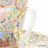 ロシア食器 インペリアル・ポーセリン オリエンタルギフト デミタスカップ＆ソーサー 80ml