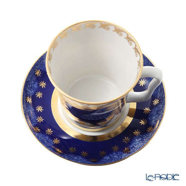 ロシア食器 インペリアル・ポーセリン ベル マグカップ＆ソーサー セット 360ml