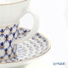 ロシア食器 インペリアル・ポーセリン コバルトネット 3ピースセット（ウエイブ） 155ml
