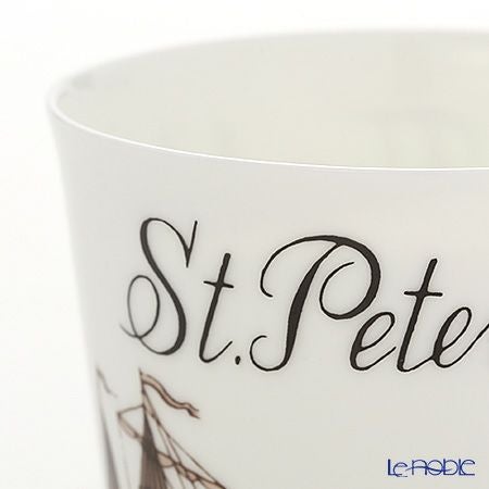 ロシア食器 インペリアル・ポーセリン サンクトペテルブルグ カップ＆ソーサー No.5 ミハイロフスキー城