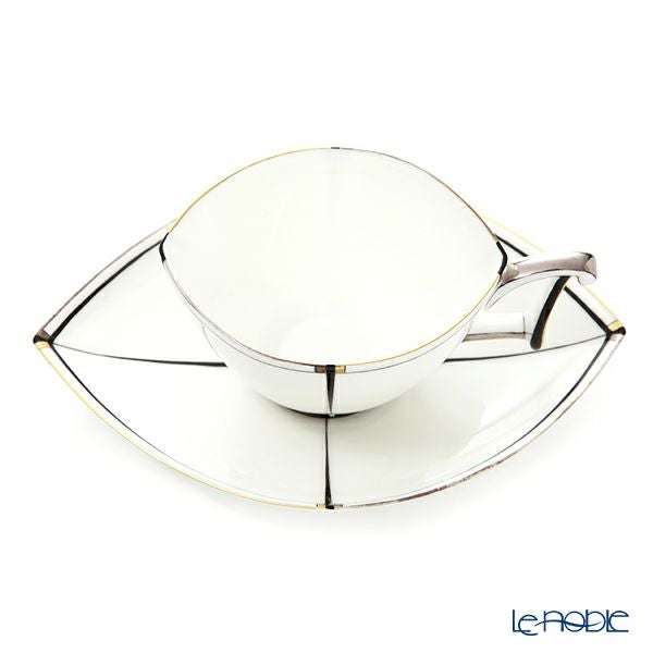 ロシア食器 インペリアル・ポーセリン Art-studio collection アーク（Ark） ティーカップ＆ソーサー 370ml