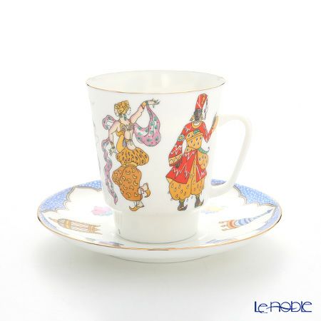 ロシア食器 インペリアル・ポーセリン バレエコレクション 3ピースセット シェヘラザード