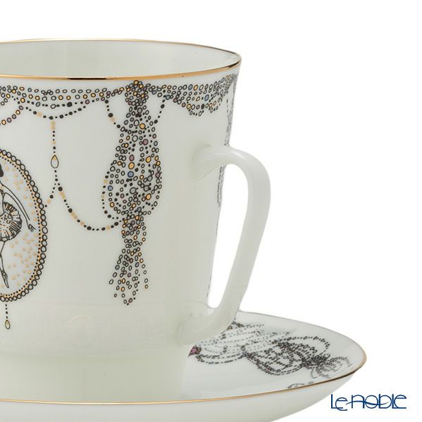 ロシア食器 インペリアル・ポーセリン バレエコレクション 3ピースセット 白鳥の湖