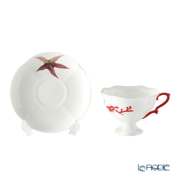 ロシア食器 インペリアル・ポーセリン シートレジャーズ ティーカップ＆ソーサー 220ml スターフィッシュ
