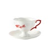 ロシア食器 インペリアル・ポーセリン シートレジャーズ ティーカップ＆ソーサー 220ml スターフィッシュ