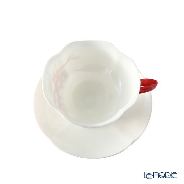 ロシア食器 インペリアル・ポーセリン シートレジャーズ ティーカップ＆ソーサー 220ml シーフラワー