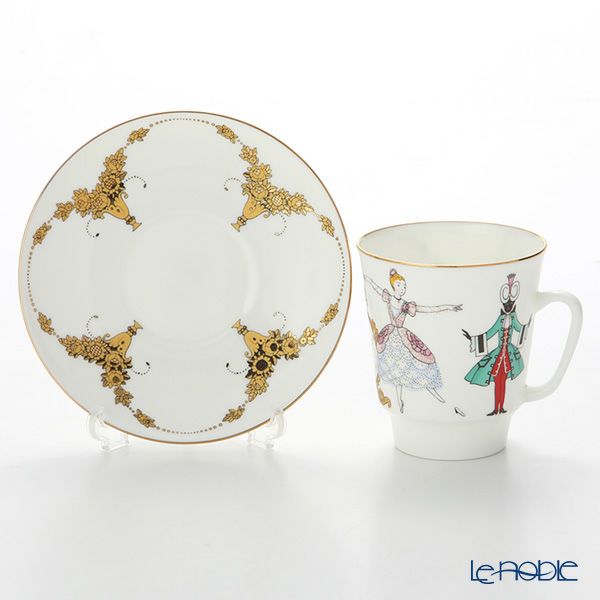 ロシア食器 インペリアル・ポーセリン バレエコレクション 3ピースセット シンデレラ