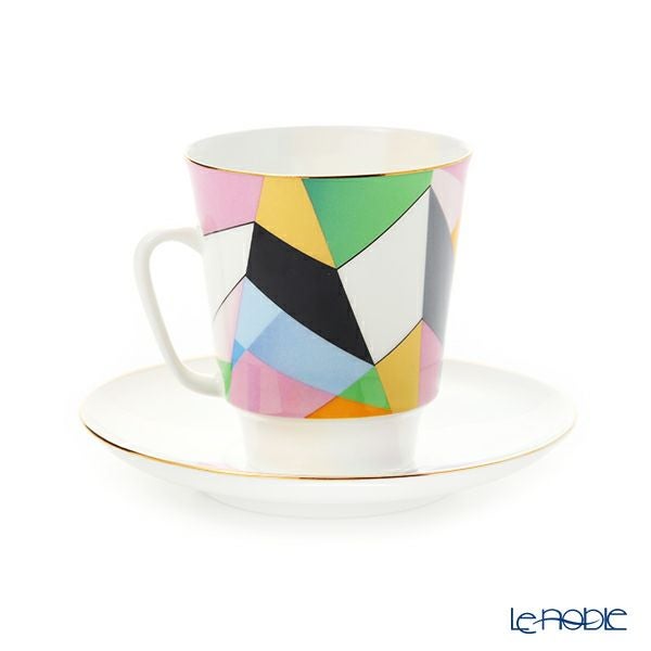 ロシア食器 インペリアル・ポーセリン ムーブメント ティーカップ＆ソーサー No.1 165ml