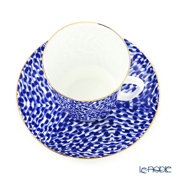 ロシア食器 インペリアル・ポーセリン ムード ティーカップ＆ソーサー クワイエット（メイ） 165ml