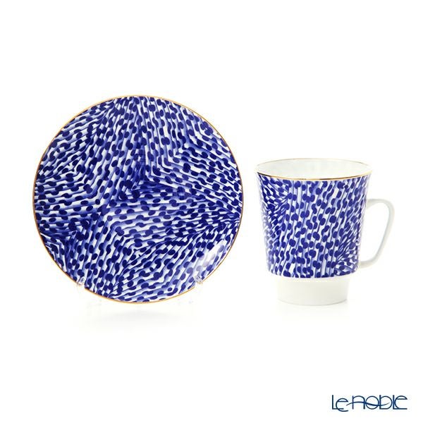 ロシア食器 インペリアル・ポーセリン ムード ティーカップ＆ソーサー クワイエット（メイ） 165ml