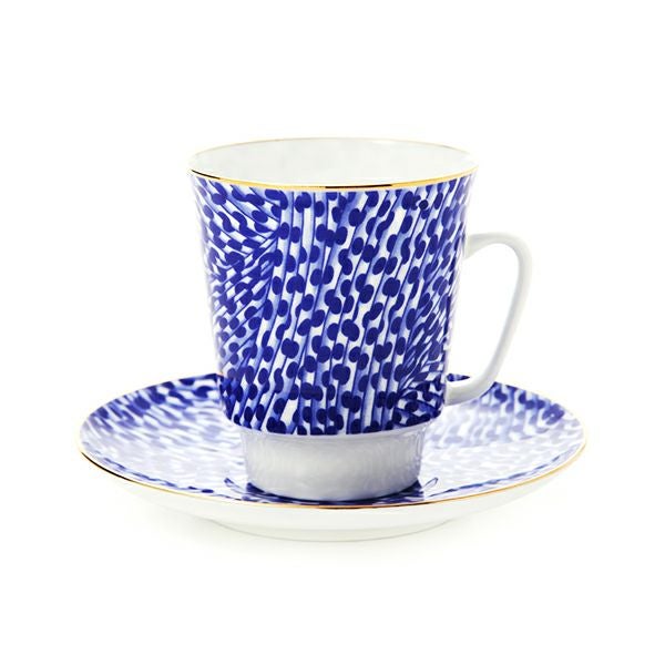 ロシア食器 インペリアル・ポーセリン ムード ティーカップ＆ソーサー クワイエット（メイ） 165ml