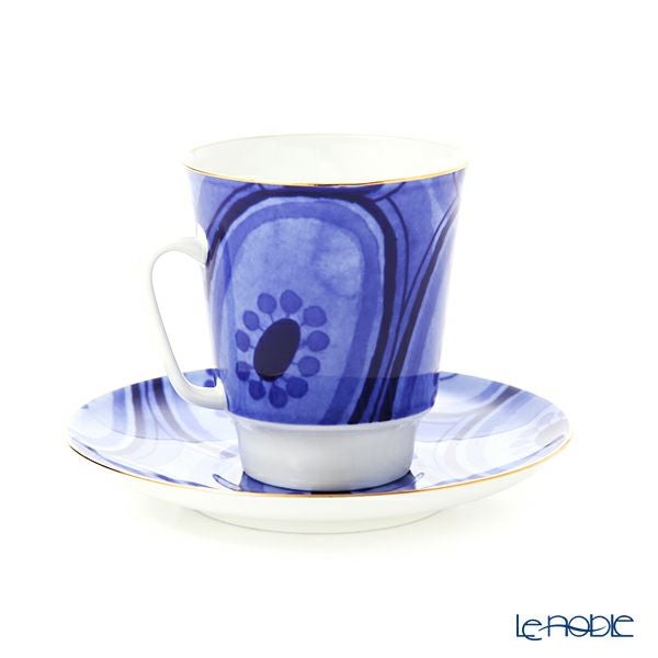 ロシア食器 インペリアル・ポーセリン ムード ティーカップ＆ソーサー エスノ（メイ） 165ml