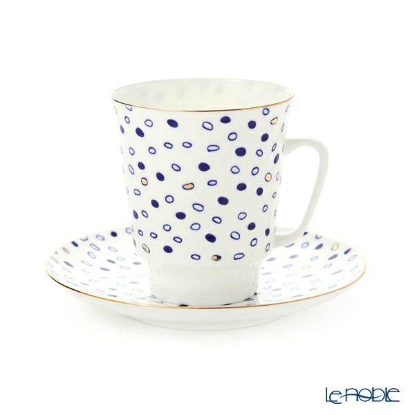 ロシア食器 インペリアル・ポーセリン ムード ティーカップ＆ソーサー グレア（メイ） 165ml