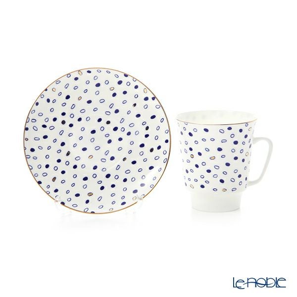 ロシア食器 インペリアル・ポーセリン ムード ティーカップ＆ソーサー グレア（メイ） 165ml