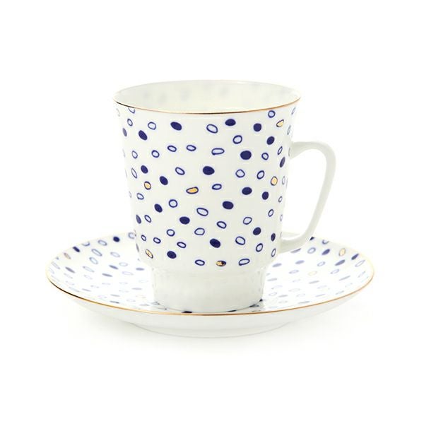 ロシア食器 インペリアル・ポーセリン ムード ティーカップ＆ソーサー グレア（メイ） 165ml