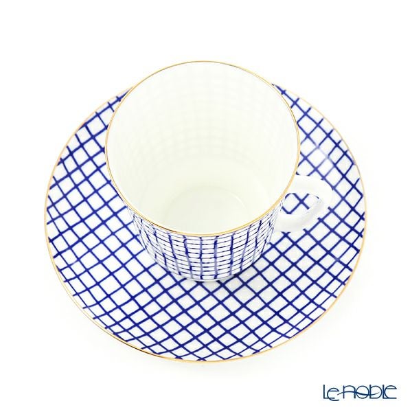 ロシア食器 インペリアル・ポーセリン ムード ティーカップ＆ソーサー ツウィード（メイ） 165ml