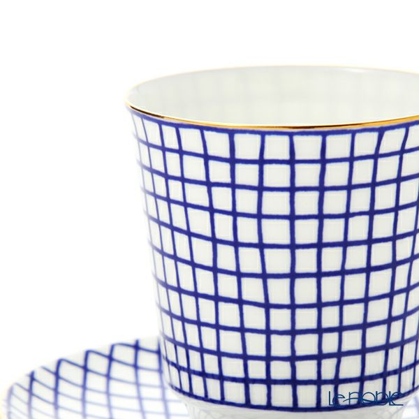 ロシア食器 インペリアル・ポーセリン ムード ティーカップ＆ソーサー ツウィード（メイ） 165ml