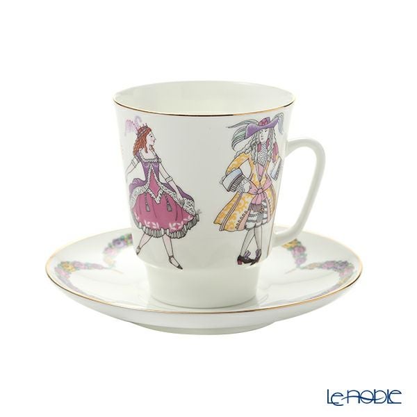 ロシア食器 インペリアル・ポーセリン バレエコレクション 3ピースセット 眠れる森の美女