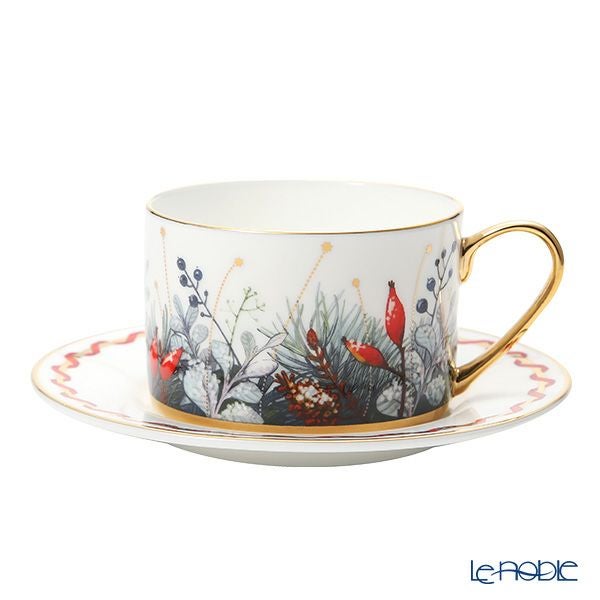 ロシア食器 インペリアル・ポーセリン カレンダー ティーカップ＆ソーサー 250ml