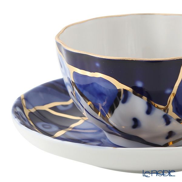 ロシア食器 インペリアル・ポーセリン バイカル ティーカップ＆ソーサー 250ml No.1