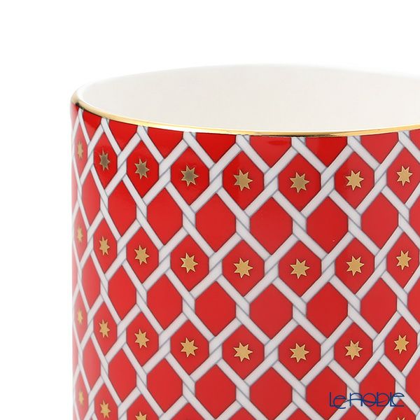 ロシア食器 インペリアル・ポーセリン スカーレット マグカップ No.1 レッド 400ml