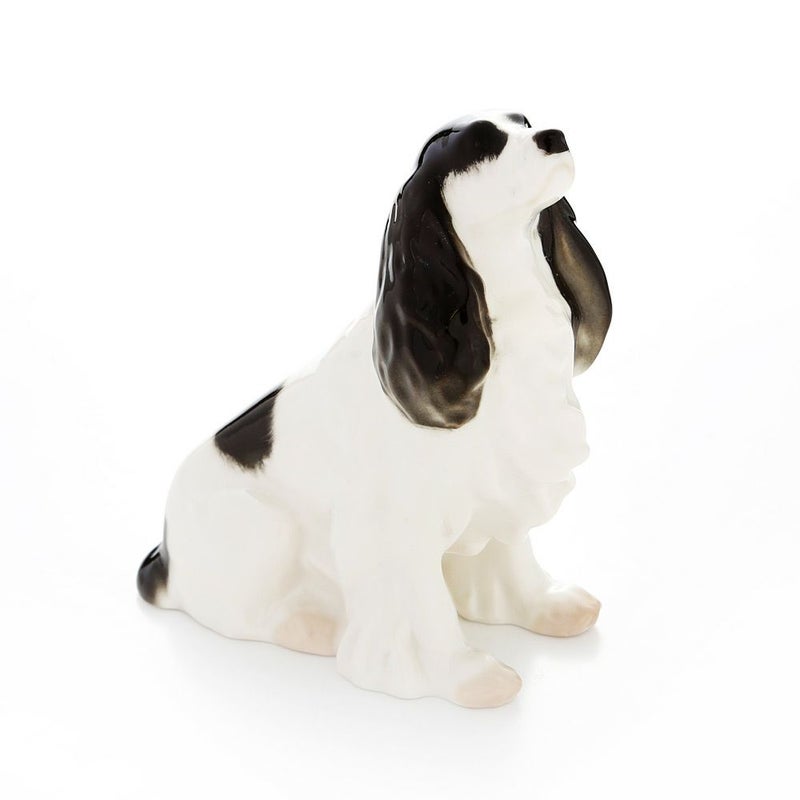 ロシア食器 インペリアル・ポーセリン フィギュリン スパニエル 14cm