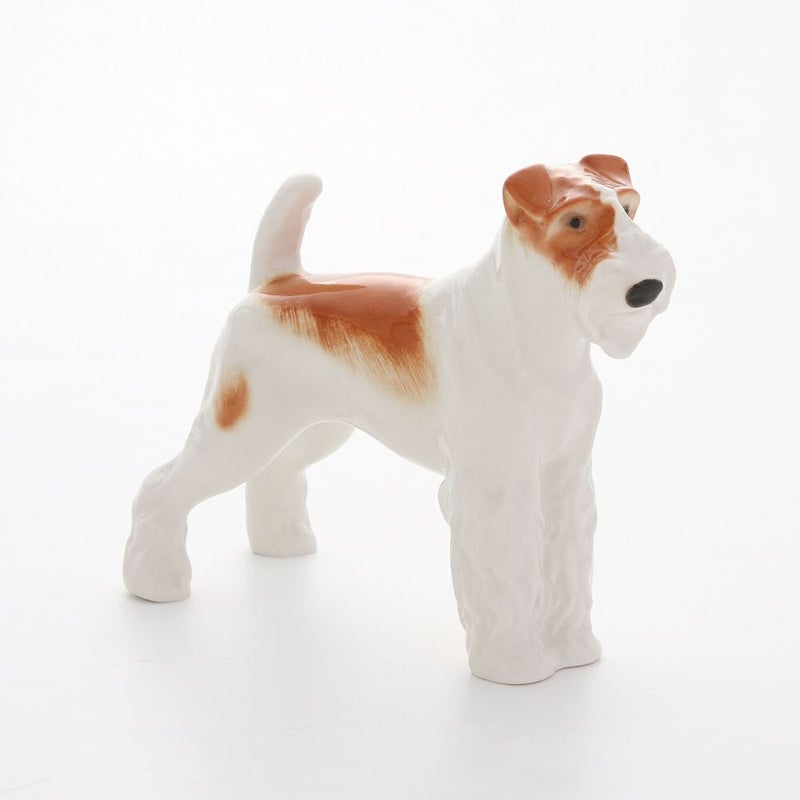 ロシア食器 インペリアル・ポーセリン フィギュリン フォックステリア 11.6cm