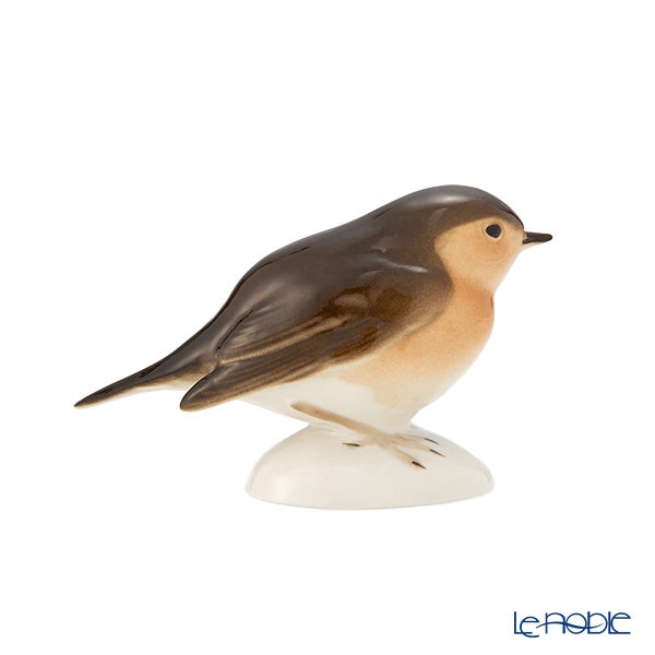 ロシア食器 インペリアル・ポーセリン フィギュリン ロビン（コマドリ） 8.7cm