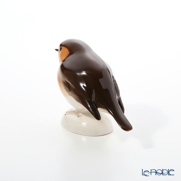 ロシア食器 インペリアル・ポーセリン フィギュリン ロビン（コマドリ） 8.7cm