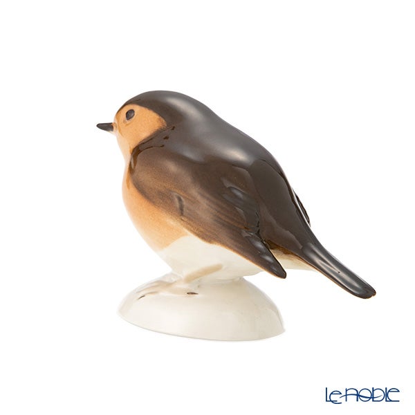 ロシア食器 インペリアル・ポーセリン フィギュリン ロビン（コマドリ） 8.7cm