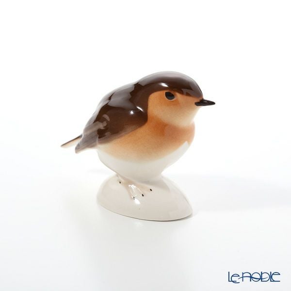 ロシア食器 インペリアル・ポーセリン フィギュリン ロビン（コマドリ） 8.7cm