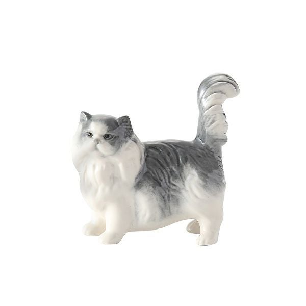 ロシア食器 インペリアル・ポーセリン フィギュリン ペルシャ猫