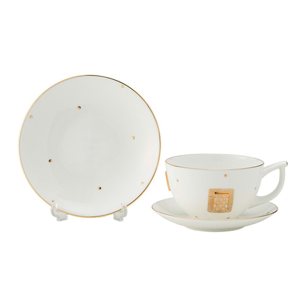 イエシア アカデミーゴールド 3ピースセット／トリオセット ベージュ／バイオレット