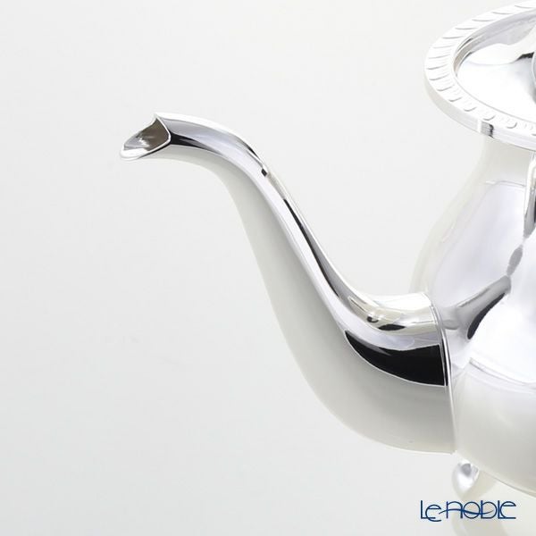 【洋白】早川シルバー 菊縁ローズ C0902 ティーポット 400ml（2人用）