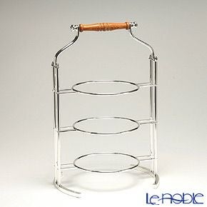 早川シルバー ハイティースタンド 3段 プレート 23cm用 19-10