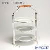 早川シルバー ハイティースタンド 3段 プレート 23cm用 19-10