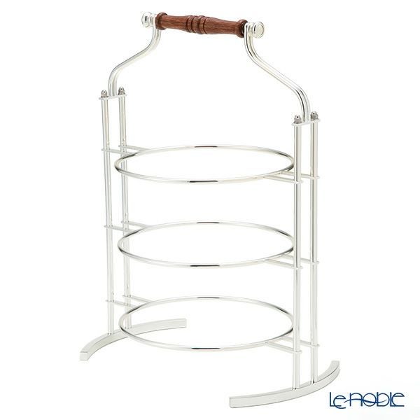 早川シルバー ハイティースタンド 3段 プレート 27cm用 19-27