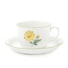 アウガルテン（AUGARTEN） ウィンナーフラワー （5089J） デイジー イエロー コーヒーカップ＆ソーサー 200ml（001シューベルトシェイプ）