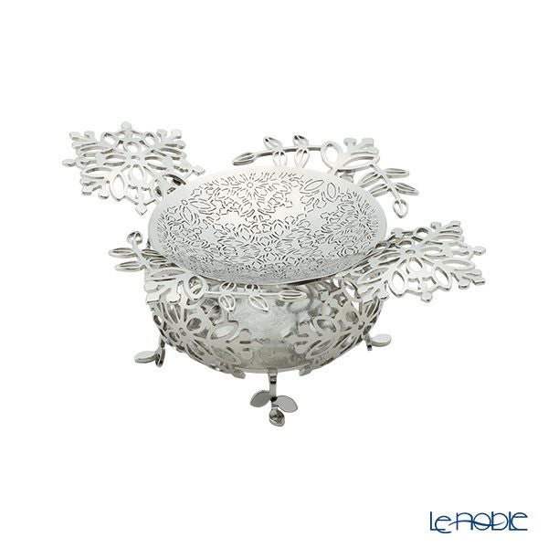 ディ・エクリュデザイン ティーストレーナー ローザ 12×10cm T0425 ステンレス製