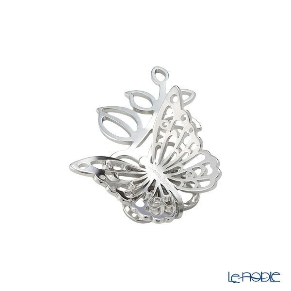 ディ・エクリュデザイン 箸置き（プチパピヨン）右リーフ 5.5cm ステンレス製