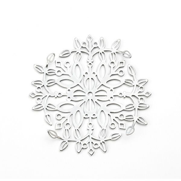 ディ・エクリュデザイン コースター ローザ T0112 12cm ステンレス製