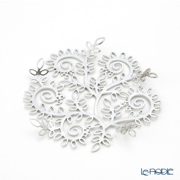 ディ・エクリュデザイン コースター つる草 T0115 12cm ステンレス製