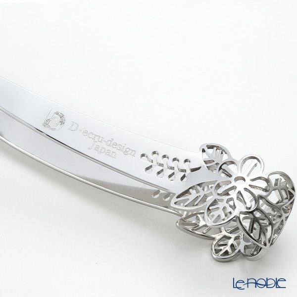 ディ・エクリュデザイン トング LP プチフラワー／プチパピヨン付 20cm T0416 ステンレス製